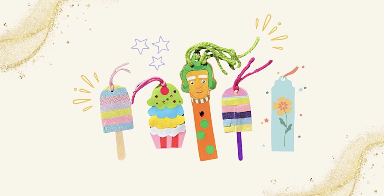 Willy Wonka Bookmarks at Albion Park Library Visit Shellharbour