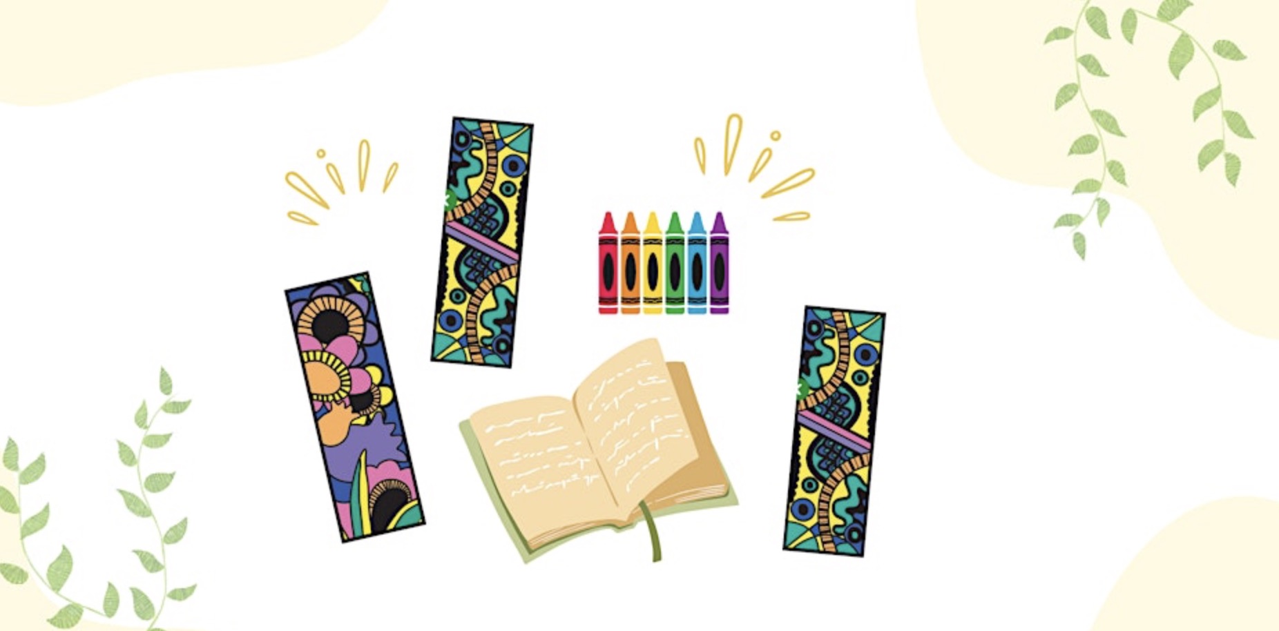 Velvet Art Bookmarks at Albion Park Library Visit Shellharbour